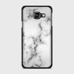 WHITE MARBLE Samsung Galaxy A3 (2016) case - thin fit matte black (D152)