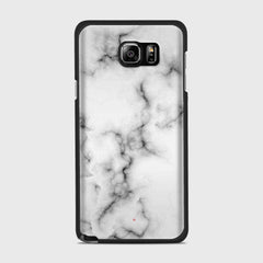 WHITE MARBLE Samsung Galaxy Note 5 case - thin fit matte black (D152)
