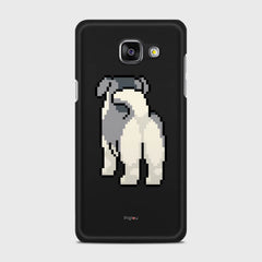 8 BIT DOG Samsung Galaxy A5 (2016) case - thin fit matte black (D153)