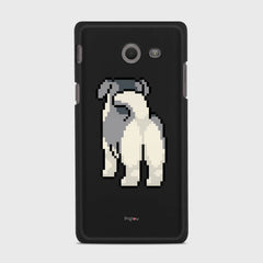 8 BIT DOG Samsung Galaxy J5 (2017) Verizon case - thin fit matte black (D153)