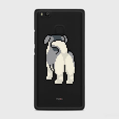 8 BIT DOG Huawei P9 Lite case - thin fit matte black (D153)