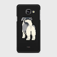 8 BIT DOG Samsung Galaxy A3 (2016) case - thin fit matte black (D153)