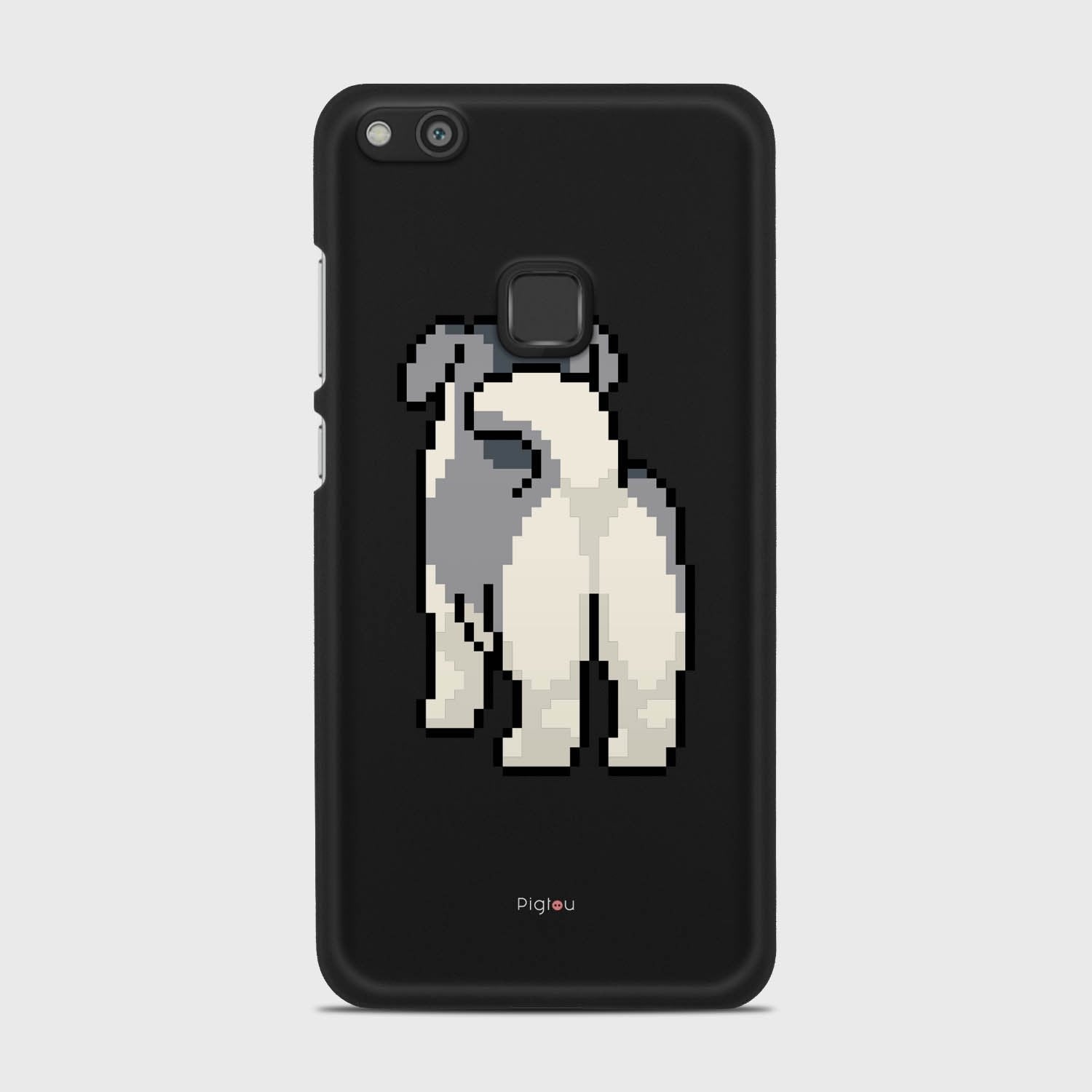 8 BIT DOG Huawei P10 Lite case - thin fit matte black (D153)