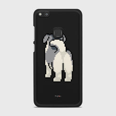 8 BIT DOG Huawei P10 Lite case - thin fit matte black (D153)