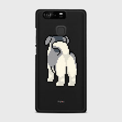 8 BIT DOG Huawei P9 case - thin fit matte black (D153)