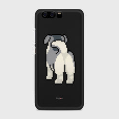 8 BIT DOG Huawei P10 case - thin fit matte black (D153)