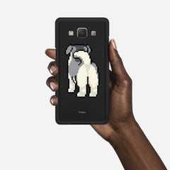 8 BIT DOG Samsung Galaxy A5 (2015) case - thin fit matte black (D153)