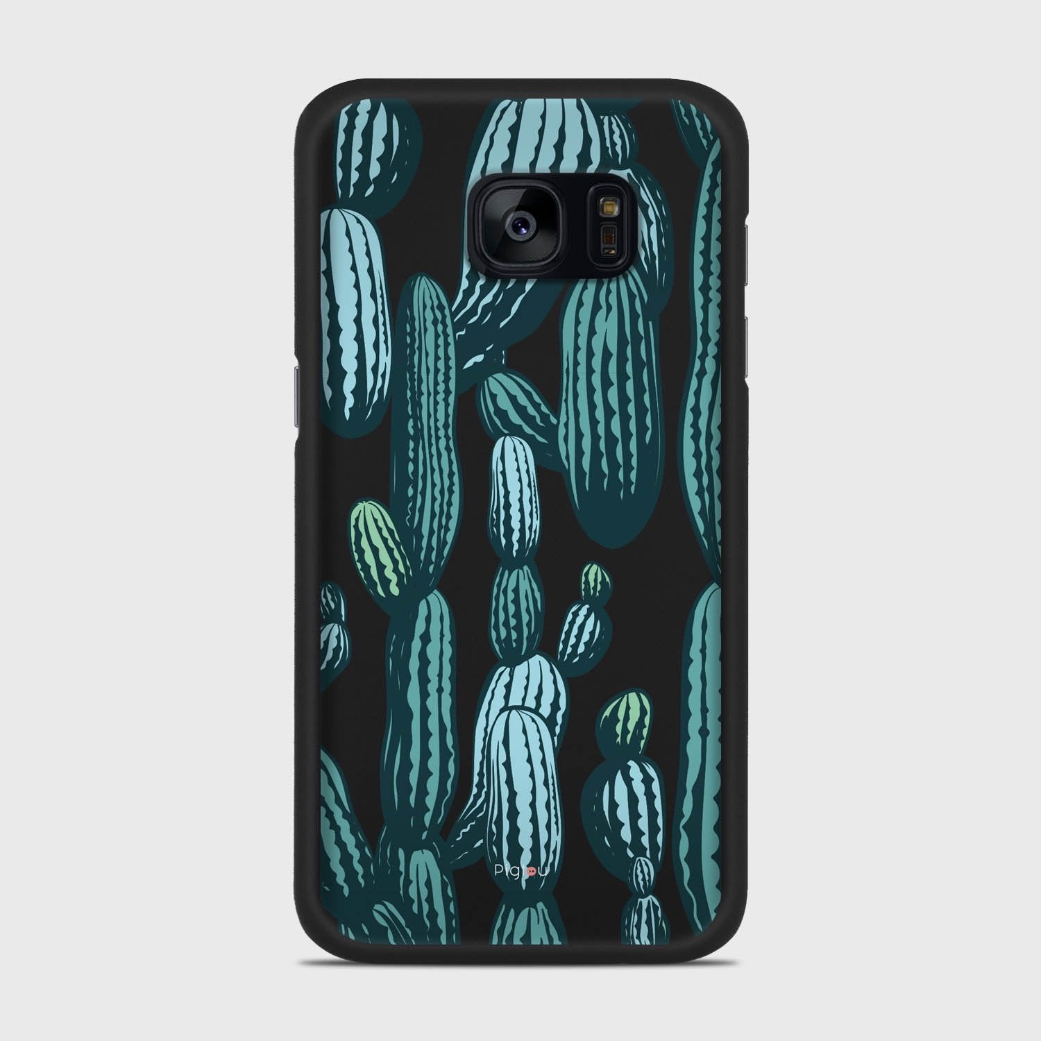 CACTUS Samsung Galaxy S7 Edge case - thin fit matte black (D154)