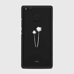 SILHOUETTE PALM Huawei P9 Lite case - thin fit matte black (D155)