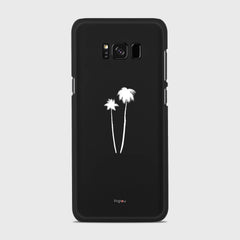 SILHOUETTE PALM Samsung Galaxy S8 Plus case - thin fit matte black (D155)