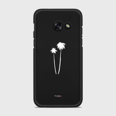 SILHOUETTE PALM Samsung Galaxy A3 (2017) case - thin fit matte black (D155)