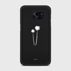 SILHOUETTE PALM Samsung Galaxy S7 Edge case - thin fit matte black (D155)