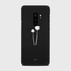 SILHOUETTE PALM Samsung Galaxy S9 Plus case - thin fit matte black (D155)