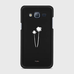 SILHOUETTE PALM Samsung Galaxy J3 (2016) case - thin fit matte black (D155)
