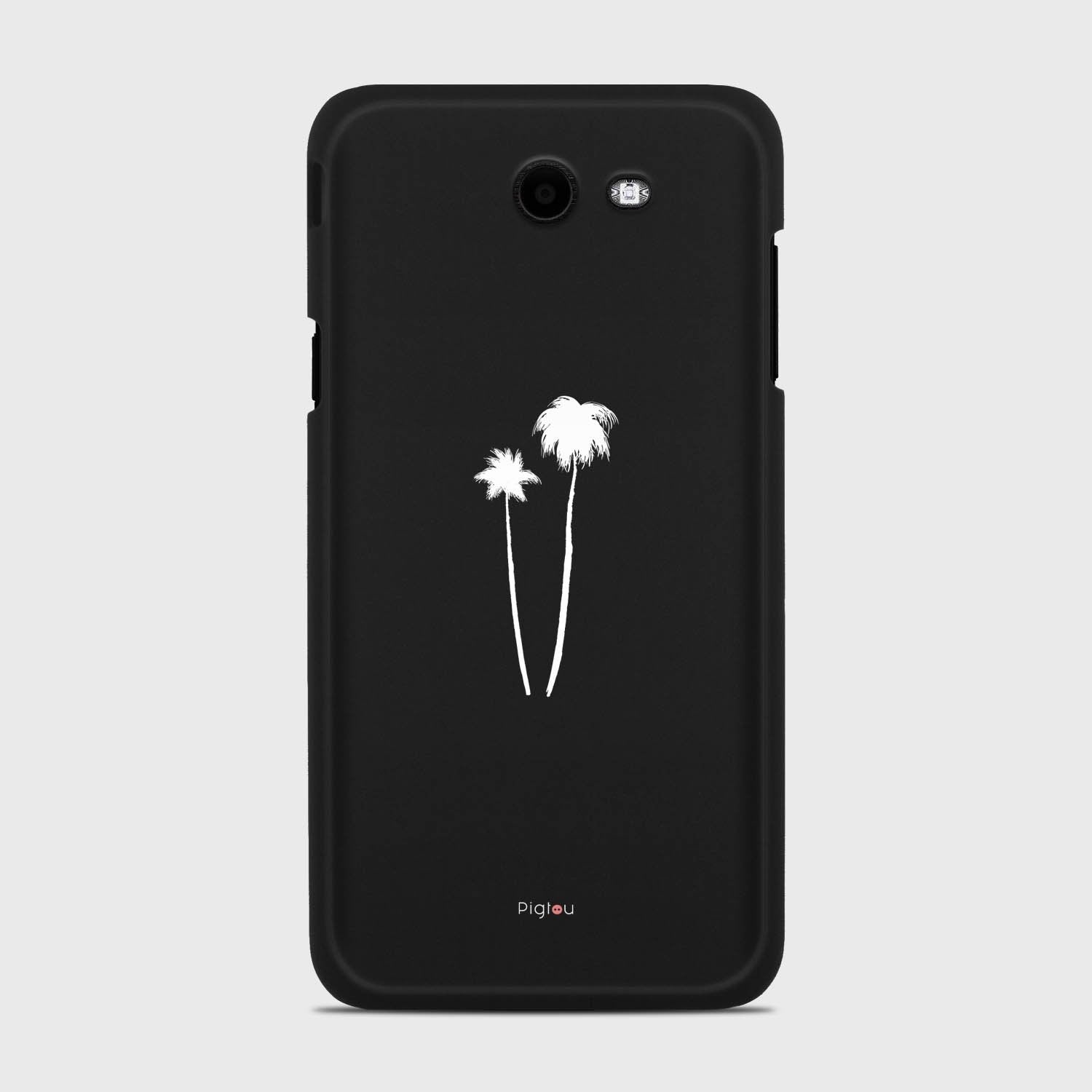 SILHOUETTE PALM Samsung Galaxy J7 (2017) Verizon case - thin fit matte black (D155)