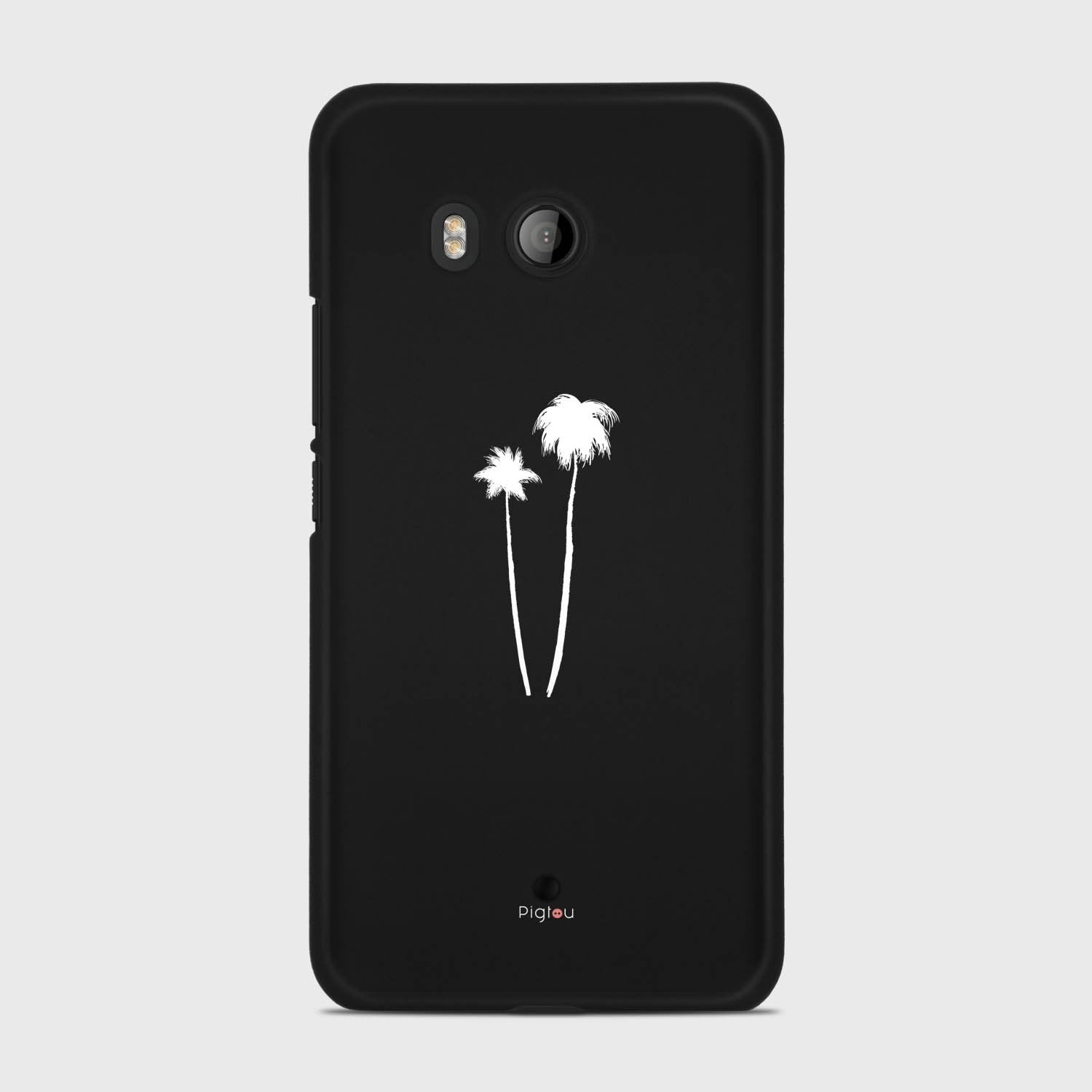 SILHOUETTE PALM HTC U11 case - thin fit matte black (D155)