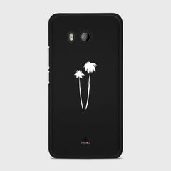 SILHOUETTE PALM HTC U11 case - thin fit matte black (D155)
