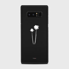 SILHOUETTE PALM Samsung Galaxy Note 8 case - thin fit matte black (D155)