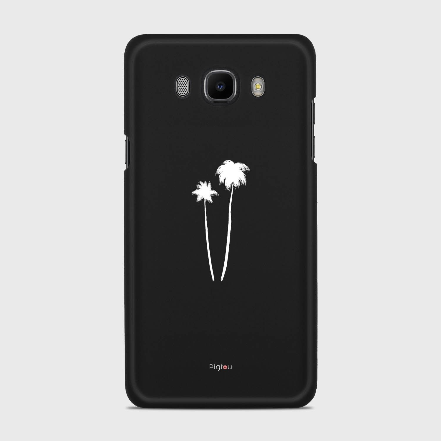 SILHOUETTE PALM Samsung Galaxy J7 (2016) case - thin fit matte black (D155)