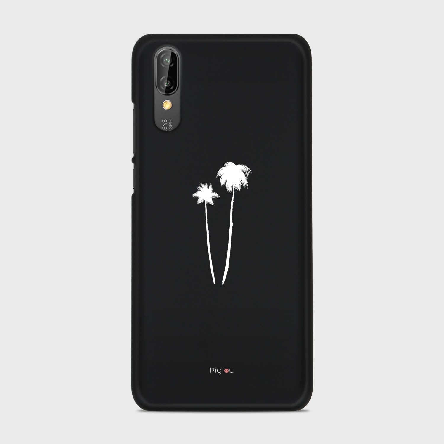 SILHOUETTE PALM Huawei P20 case - thin fit matte black (D155)