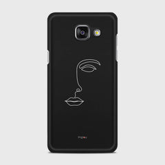 SILHOUETTE FACE Samsung Galaxy A5 (2016) case - thin fit matte black (D156)
