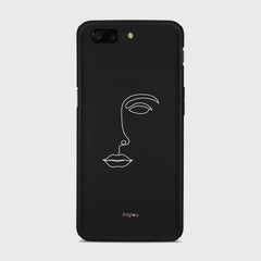 SILHOUETTE FACE Samsung Galaxy A3 (2015) case - thin fit matte black (D156)