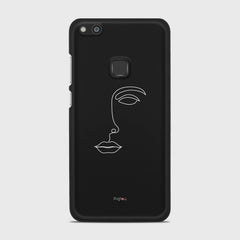 SILHOUETTE FACE Huawei P10 Lite case - thin fit matte black (D156)