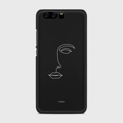 SILHOUETTE FACE Huawei P10 case - thin fit matte black (D156)