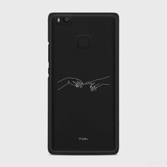 SILHOUETTE CREATION OF LIFE Huawei P9 Lite case - thin fit matte black (D157)