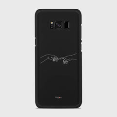 SILHOUETTE CREATION OF LIFE Samsung Galaxy S8 case - thin fit matte black (D157)