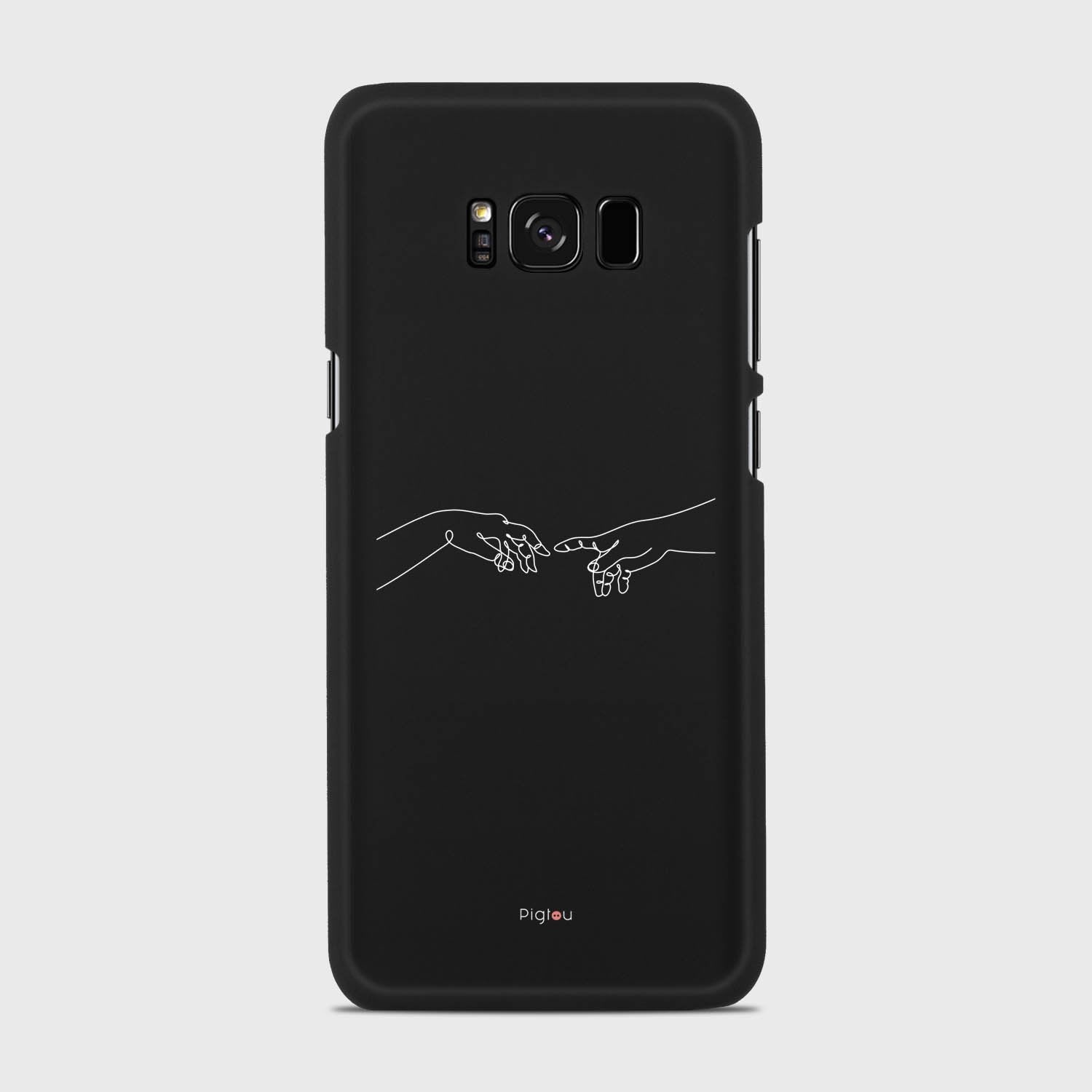 SILHOUETTE CREATION OF LIFE Samsung Galaxy S8 Plus case - thin fit matte black (D157)