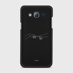 SILHOUETTE CREATION OF LIFE Samsung Galaxy J3 (2016) case - thin fit matte black (D157)