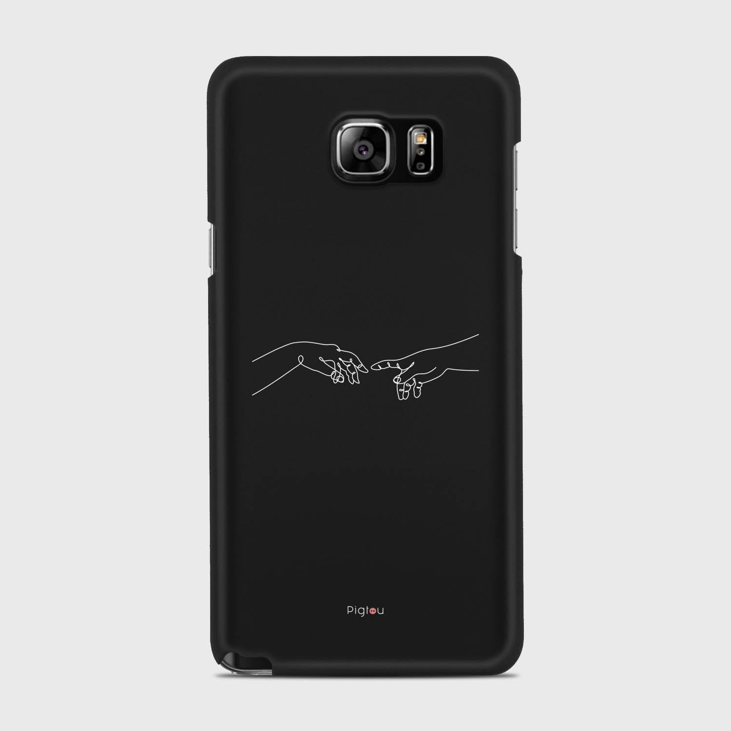 SILHOUETTE CREATION OF LIFE Samsung Galaxy Note 5 case - thin fit matte black (D157)