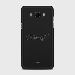 SILHOUETTE CREATION OF LIFE Samsung Galaxy J7 (2016) case - thin fit matte black (D157)