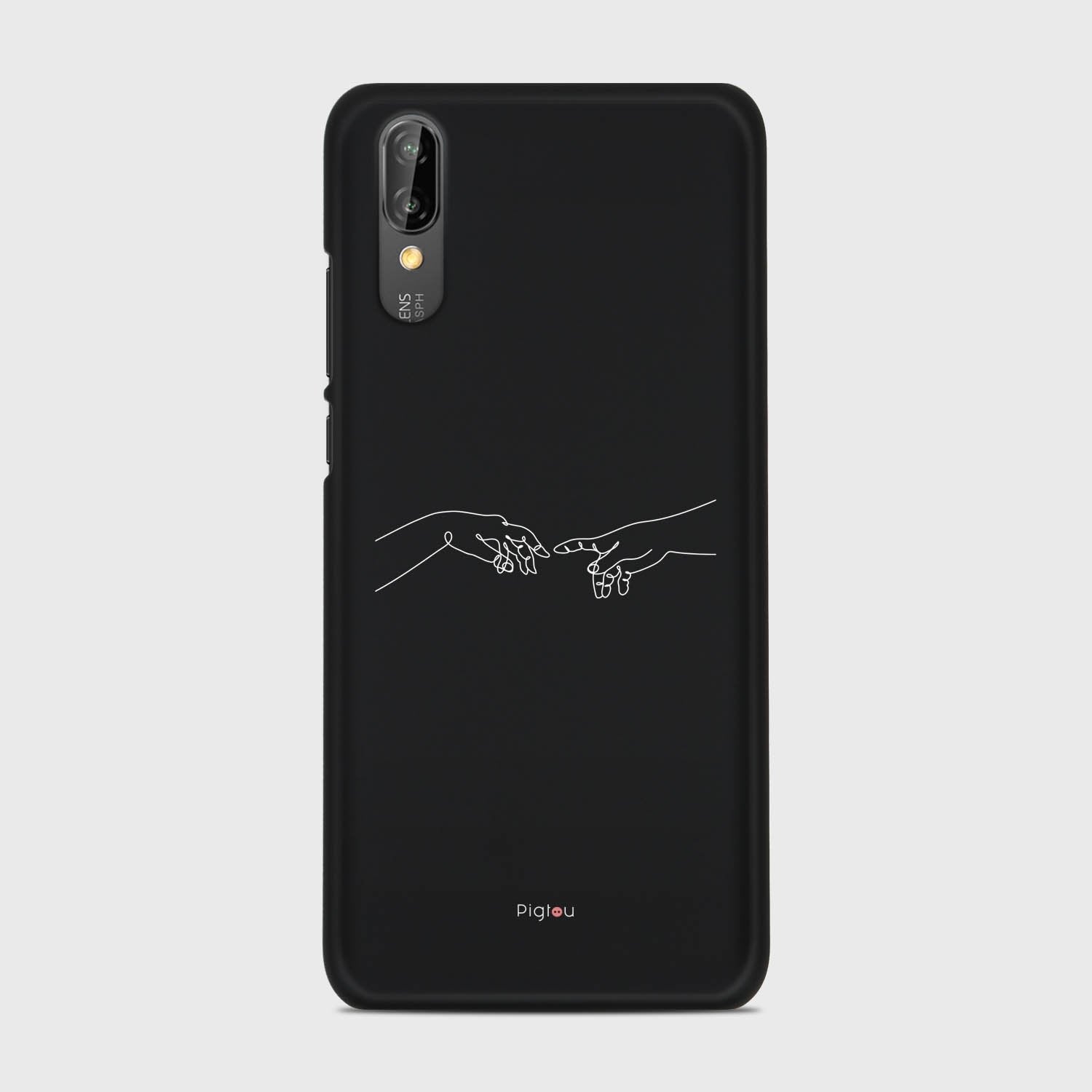 SILHOUETTE CREATION OF LIFE Huawei P20 case - thin fit matte black (D157)