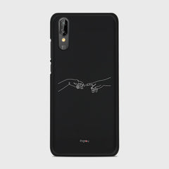 SILHOUETTE CREATION OF LIFE Huawei P20 case - thin fit matte black (D157)