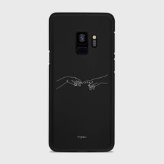 SILHOUETTE CREATION OF LIFE Samsung Galaxy S9 case - thin fit matte black (D157)