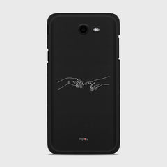 SILHOUETTE CREATION OF LIFE Samsung Galaxy J7 (2017) Verizon case - thin fit matte black (D157)