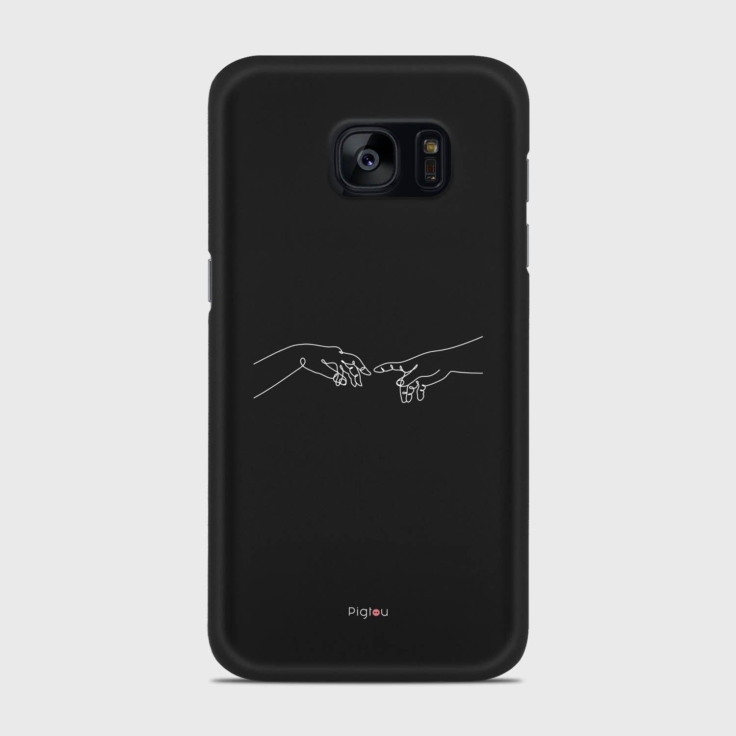 SILHOUETTE CREATION OF LIFE Samsung Galaxy S7 case - thin fit matte black (D157)