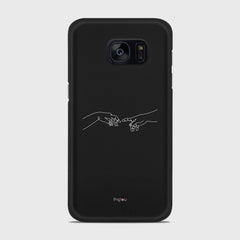 SILHOUETTE CREATION OF LIFE Samsung Galaxy S7 case - thin fit matte black (D157)