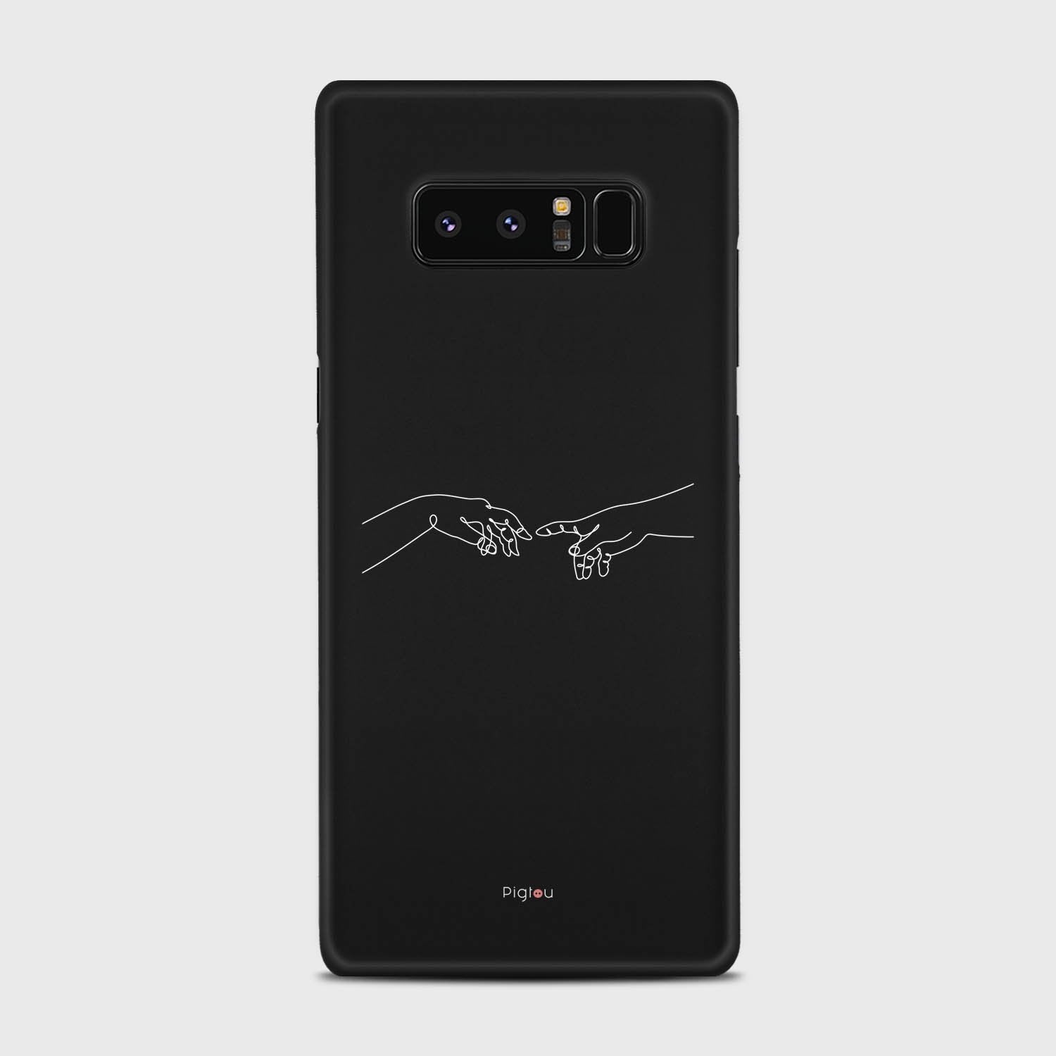 SILHOUETTE CREATION OF LIFE Samsung Galaxy Note 8 case - thin fit matte black (D157)