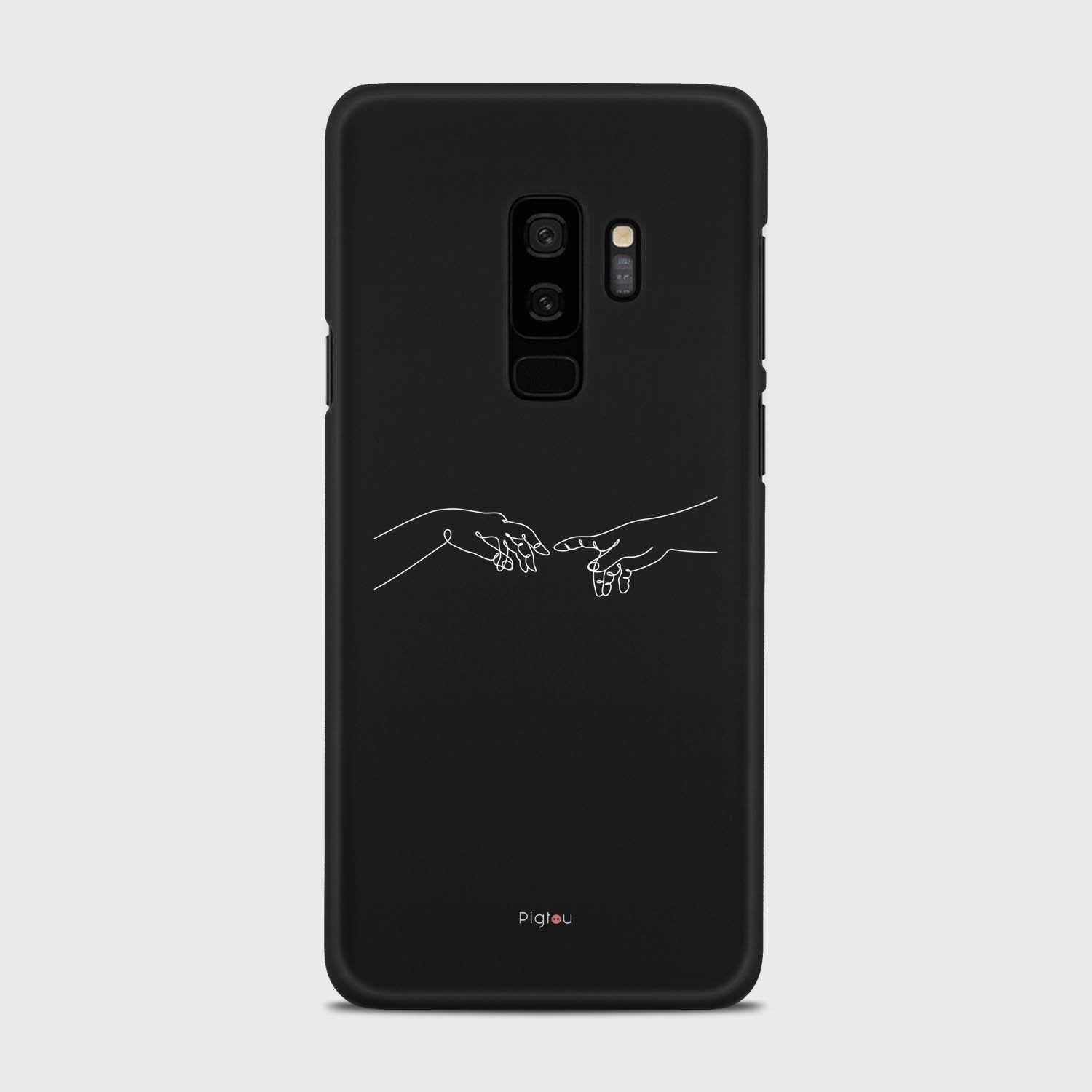 SILHOUETTE CREATION OF LIFE Samsung Galaxy S9 Plus case - thin fit matte black (D157)