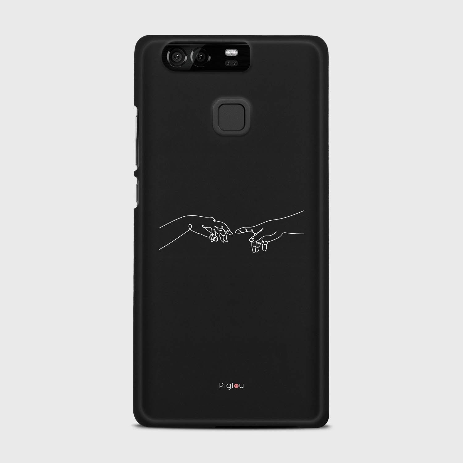 SILHOUETTE CREATION OF LIFE Huawei P9 case - thin fit matte black (D157)