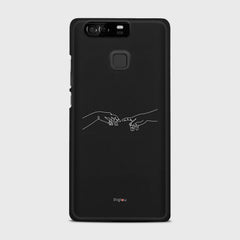 SILHOUETTE CREATION OF LIFE Huawei P9 case - thin fit matte black (D157)