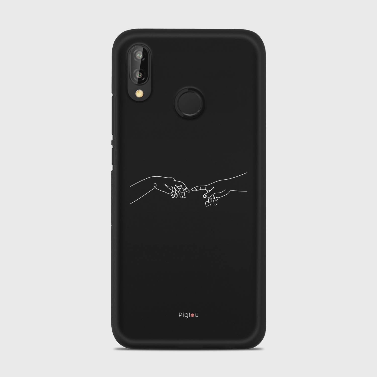 SILHOUETTE CREATION OF LIFE Huawei P20 Lite case - thin fit matte black (D157)