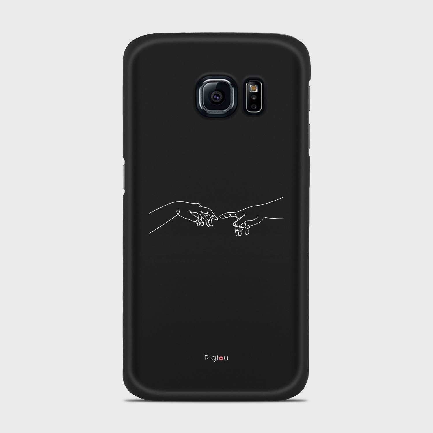 SILHOUETTE CREATION OF LIFE Samsung Galaxy S6 Edge case - thin fit matte black (D157)