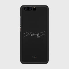 SILHOUETTE CREATION OF LIFE Huawei P10 case - thin fit matte black (D157)