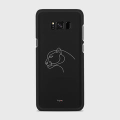 SILHOUETTE PANTHER Samsung Galaxy S8 Plus case - thin fit matte black (D158)