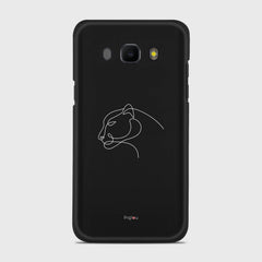 SILHOUETTE PANTHER Samsung Galaxy J5 (2016) case - thin fit matte black (D158)