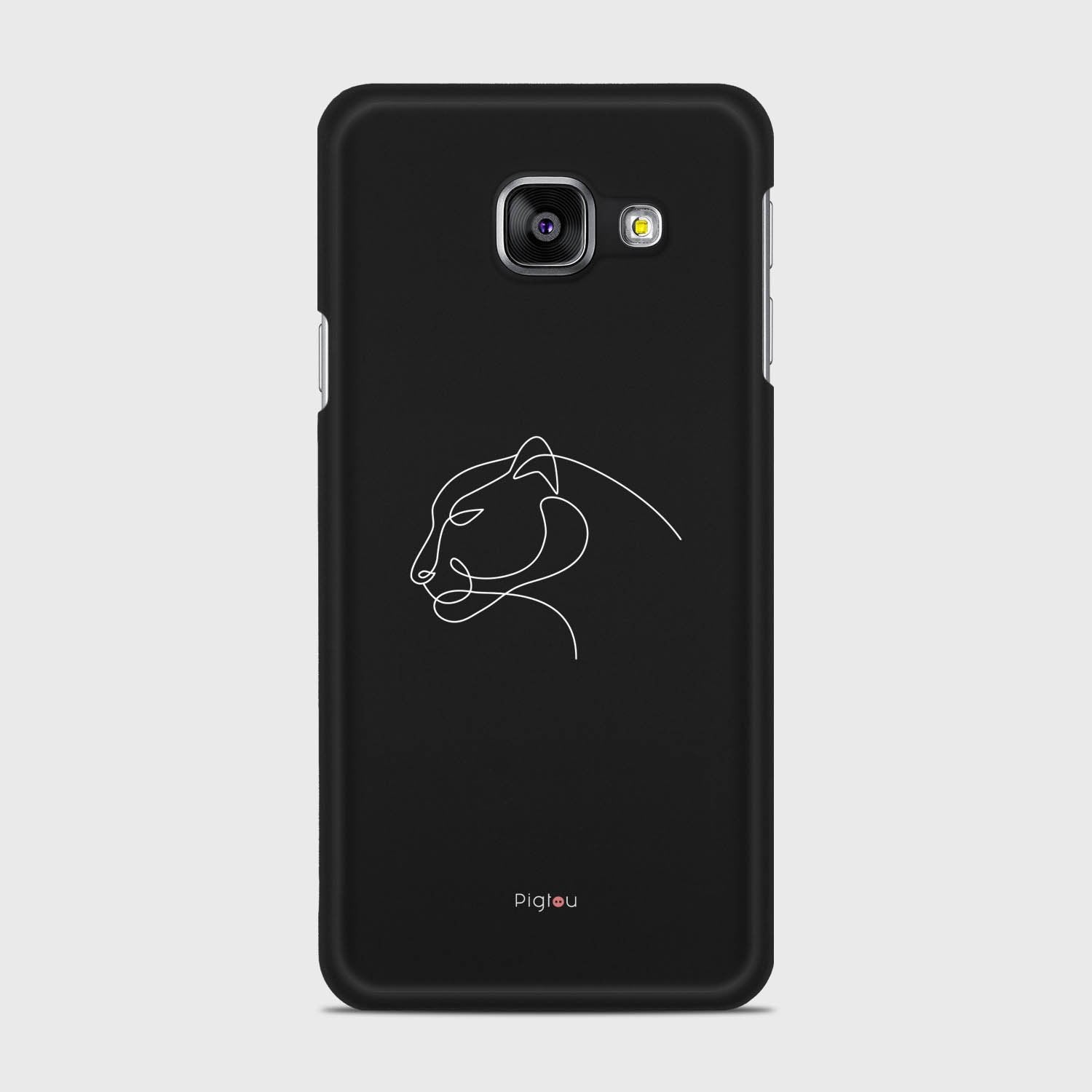 SILHOUETTE PANTHER Samsung Galaxy A3 (2016) case - thin fit matte black (D158)